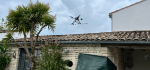 traitement de toiture par drone